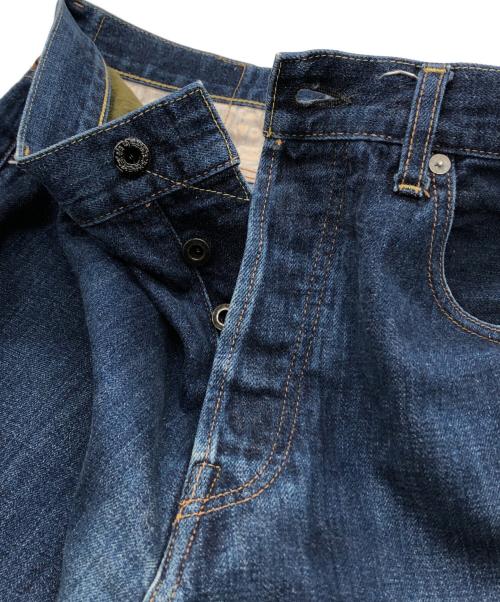 A BATHING APE（ア ベイシング エイプ）A BATHING APE (ア ベイシング エイプ) マイロ刺繍デニムパンツ インディゴ サイズ:XLの古着・服飾アイテム