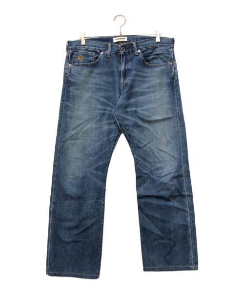 A BATHING APE（ア ベイシング エイプ）A BATHING APE (ア ベイシング エイプ) デニムパンツ インディゴ サイズ:Lの古着・服飾アイテム
