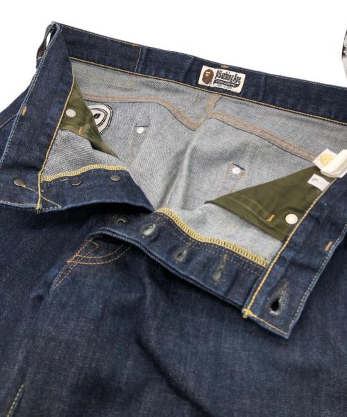 A BATHING APE（ア ベイシング エイプ）A BATHING APE (ア ベイシング エイプ) ハーフデニムパンツ インディゴ サイズ:Lの古着・服飾アイテム