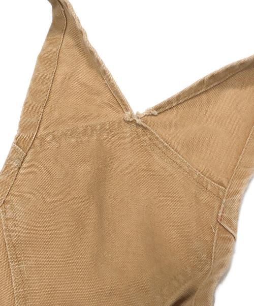 CarHartt（カーハート）CarHartt (カーハート) ダブルニーオーバーオール ベージュ サイズ:下記参照の古着・服飾アイテム