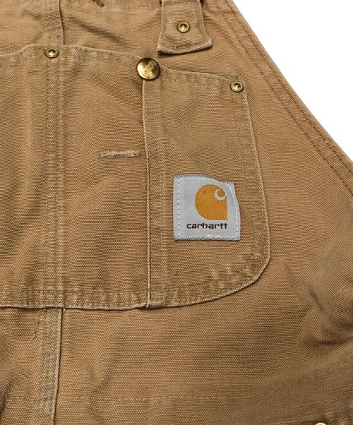 CarHartt（カーハート）CarHartt (カーハート) ダブルニーオーバーオール ベージュ サイズ:下記参照の古着・服飾アイテム