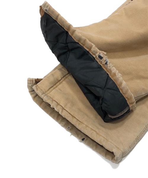 CarHartt（カーハート）CarHartt (カーハート) ダブルニーオーバーオール ベージュ サイズ:下記参照の古着・服飾アイテム