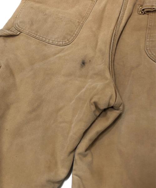CarHartt（カーハート）CarHartt (カーハート) ダブルニーオーバーオール ベージュ サイズ:下記参照の古着・服飾アイテム