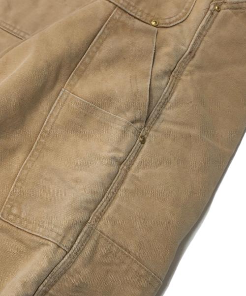 CarHartt（カーハート）CarHartt (カーハート) ダブルニーオーバーオール ベージュ サイズ:下記参照の古着・服飾アイテム