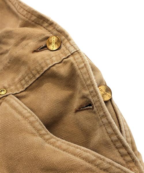 CarHartt（カーハート）CarHartt (カーハート) ダブルニーオーバーオール ベージュ サイズ:下記参照の古着・服飾アイテム