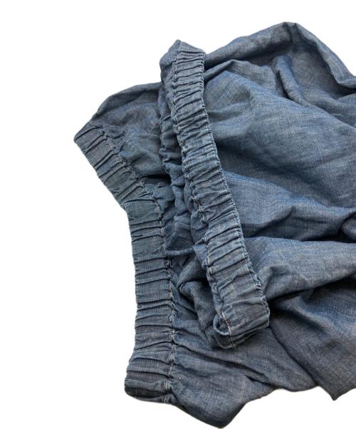 45R（フォーティファイブ・アール）45R (フォーティファイブ・アール) 綿麻瑠璃ダンガリーのブルマパンツ インディゴ サイズ:2 未使用品の古着・服飾アイテム