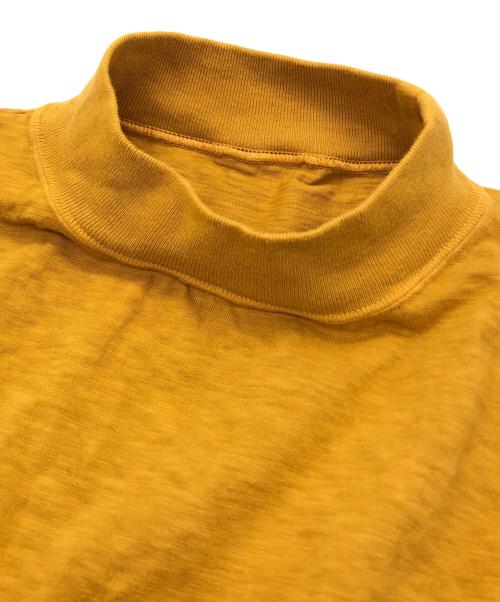 45R（フォーティファイブ・アール）45R (フォーティファイブ・アール) 天竺のヨックネックビッグスリットTシャツ イエロー サイズ:00 未使用品の古着・服飾アイテム