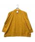 45R (フォーティファイブ・アール) 天竺のヨックネックビッグスリットTシャツ イエロー サイズ:00 未使用品：12000円