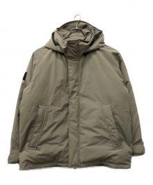 DANTON（ダントン）の古着「アーミー ダウンジャケット」｜カーキ