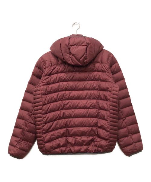 Eddie Bauer（エディーバウアー）Eddie Bauer (エディーバウアー) power goose down jacket レッド サイズ:Mの古着・服飾アイテム