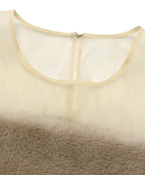 CELFORD（セルフォード）CELFORD (セルフォード) HANAE MORI (ハナエモリ) ファードッキングフィット＆フレアドレス ブラック サイズ:38の古着・服飾アイテム