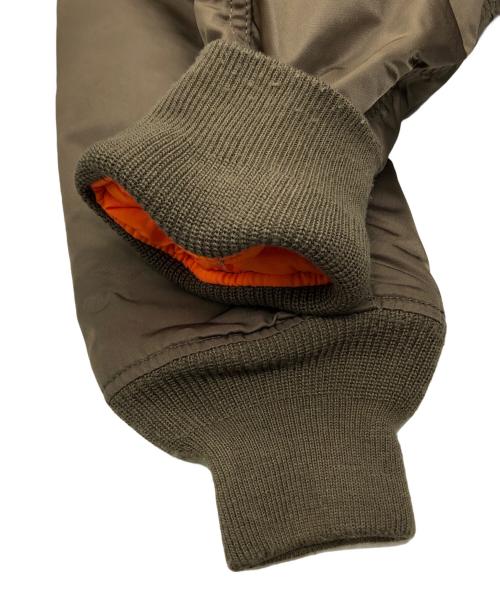 ALPHA（アルファ）ALPHA (アルファ) MA-1フライトジャケット ベージュ サイズ:Sの古着・服飾アイテム