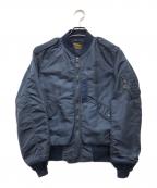 AVIREXアヴィレックス）の古着「L-2Aフライトジャケット」｜ネイビー