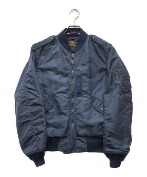AVIREX（アヴィレックス）AVIREX (アヴィレックス) L-2Aフライトジャケット ネイビー サイズ:38の古着・服飾アイテム