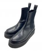 SueUNDERCOVERスーアンダーカバー）の古着「サイドゴアブーツ」｜ブラック