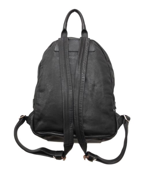 GAVAZZENI（ガヴァッツェーニ）GAVAZZENI (ガヴァッツェーニ) レザーリュック ブラック サイズ:下記参照の古着・服飾アイテム