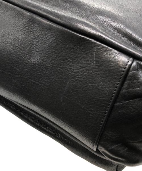 GAVAZZENI（ガヴァッツェーニ）GAVAZZENI (ガヴァッツェーニ) レザーリュック ブラック サイズ:下記参照の古着・服飾アイテム