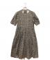 'S Max Mara（エスマックスマーラ）の古着「総柄ブラウスワンピース」｜ブラウン