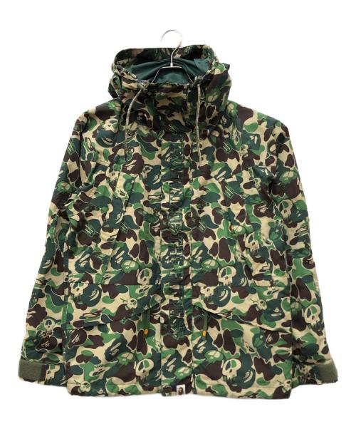 A BATHING APE（ア ベイシング エイプ）A BATHING APE (ア ベイシング エイプ) stussy (ステューシー) Survival Snow JKT グリーン サイズ:Mの古着・服飾アイテム