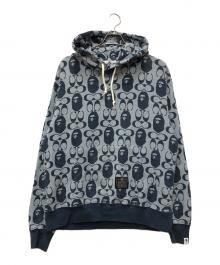 A BATHING APE×COACH（ア ベイシング エイプ×コーチ）の古着「シグネチャープルオーバーパーカー」｜ネイビー