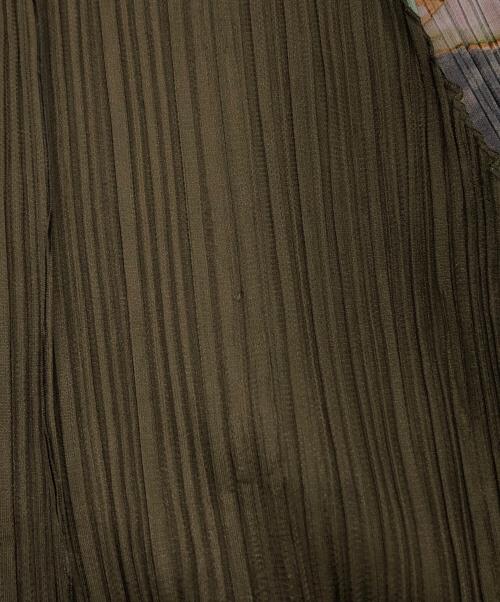 PLEATS PLEASE（プリーツプリーズ）PLEATS PLEASE (プリーツプリーズ) プリーツスカート グリーン サイズ:2の古着・服飾アイテム