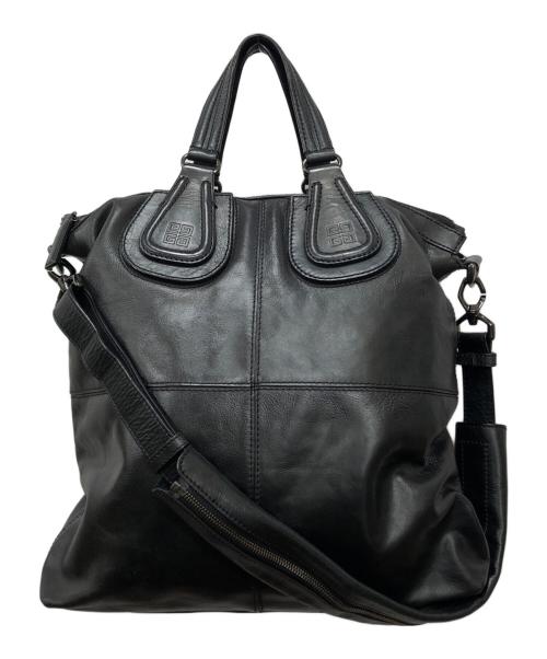 GIVENCHY（ジバンシィ）GIVENCHY (ジバンシィ) ナイチンゲールレザー2WAYバッグ ブラック サイズ:下記参照の古着・服飾アイテム