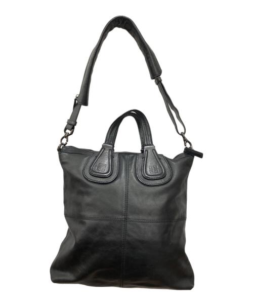 GIVENCHY（ジバンシィ）GIVENCHY (ジバンシィ) ナイチンゲールレザー2WAYバッグ ブラック サイズ:下記参照の古着・服飾アイテム