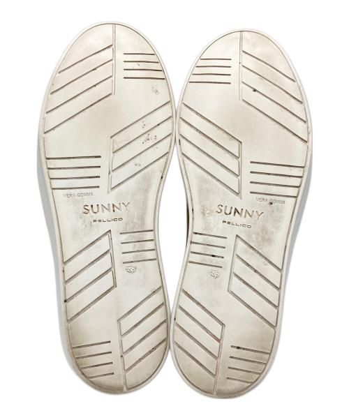 SUNNY PELLICO（サニーペリコー）sunny pellico (サニーペリコー) スウェードスリッポン ベージュ サイズ:41の古着・服飾アイテム