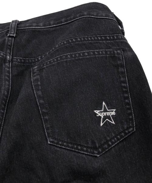 SUPREME（シュプリーム）Supreme (シュプリーム) Regular Jean スターパッチ ブラック サイズ:32の古着・服飾アイテム