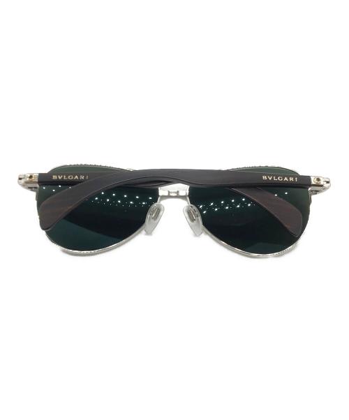 BVLGARI（ブルガリ）BVLGARI (ブルガリ) ティアドロップメタルサングラス グリーン サイズ:下記参照の古着・服飾アイテム