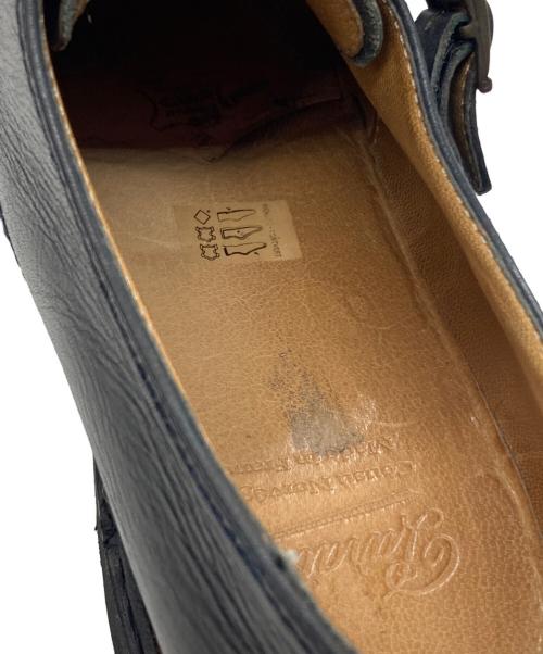 PARABOOT（パラブーツ）PARABOOT (パラブーツ) ダブルモンクストラップシューズ ブラック サイズ:9の古着・服飾アイテム