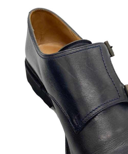 PARABOOT（パラブーツ）PARABOOT (パラブーツ) ダブルモンクストラップシューズ ブラック サイズ:9の古着・服飾アイテム