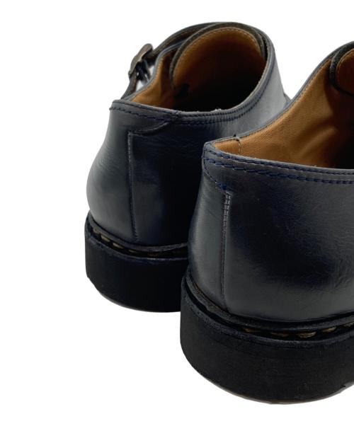 PARABOOT（パラブーツ）PARABOOT (パラブーツ) ダブルモンクストラップシューズ ブラック サイズ:9の古着・服飾アイテム