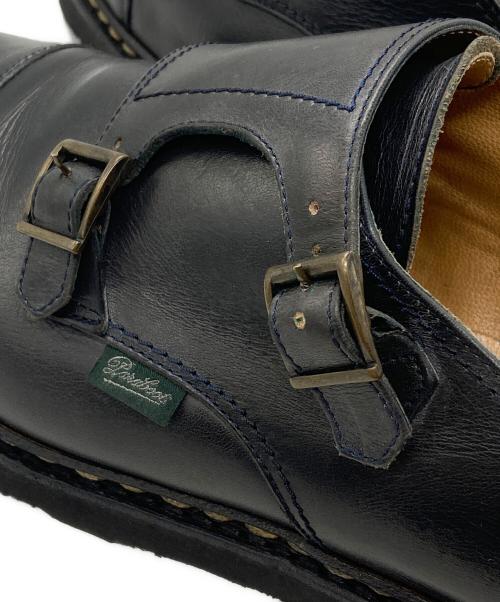 PARABOOT（パラブーツ）PARABOOT (パラブーツ) ダブルモンクストラップシューズ ブラック サイズ:9の古着・服飾アイテム