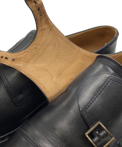 PARABOOT（パラブーツ）PARABOOT (パラブーツ) ダブルモンクストラップシューズ ブラック サイズ:9の古着・服飾アイテム