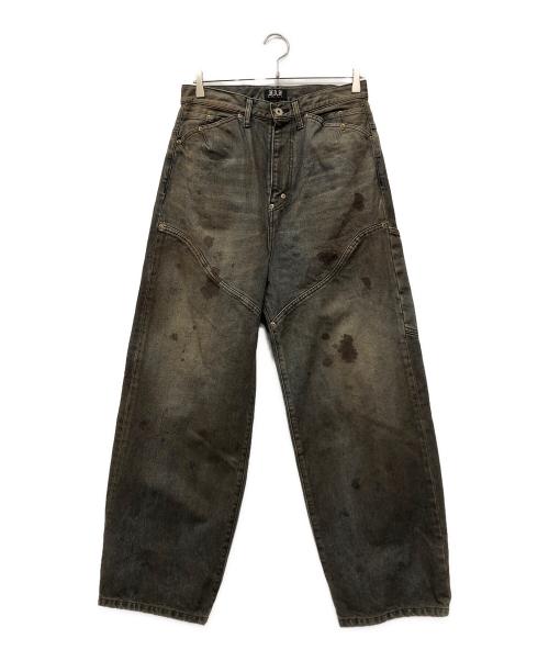 FAF（エフエーエフ）FAF (エフエーエフ) ニューコミューン ダート バギーデニム インディゴ サイズ:2の古着・服飾アイテム