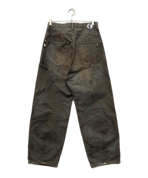 FAF（エフエーエフ）FAF (エフエーエフ) ニューコミューン ダート バギーデニム インディゴ サイズ:2の古着・服飾アイテム