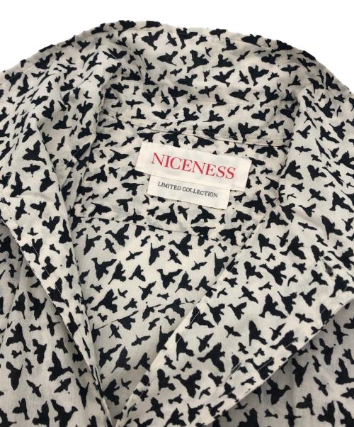 NICENESS（ナイスネス）NICENESS (ナイスネス) LEE BIRD KADHI BLOCK PRINT ホワイト サイズ:Lの古着・服飾アイテム