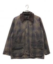 Barbour（バブアー）の古着「タータンビデイルオイルドジャケット」｜ブラウン
