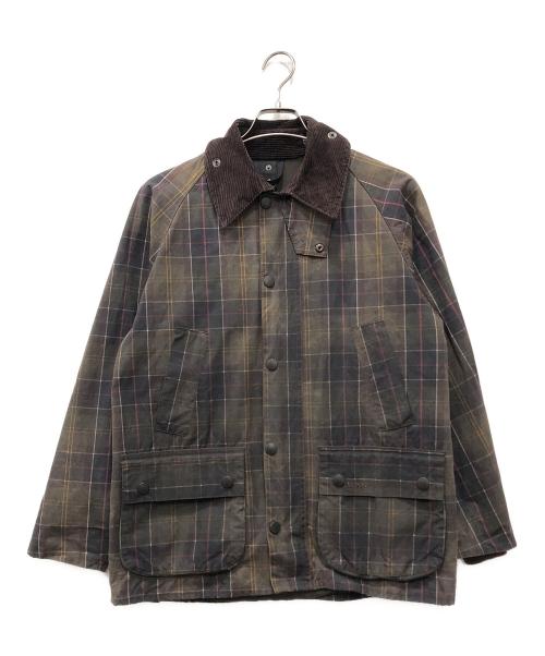 Barbour（バブアー）Barbour (バブアー) タータンビデイルオイルドジャケット ブラウン サイズ:C38の古着・服飾アイテム