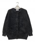 THIRD MAGAZINEサードマガジン）の古着「シャギーカーディガン」｜ブラック