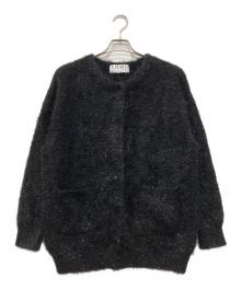 THIRD MAGAZINE（サードマガジン）の古着「シャギーカーディガン」｜ブラック