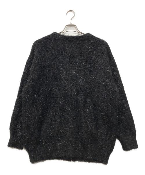 THIRD MAGAZINE（サードマガジン）THIRD MAGAZINE (サードマガジン) シャギーカーディガン ブラック サイズ:9の古着・服飾アイテム