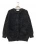THIRD MAGAZINE（サードマガジン）の古着「シャギーカーディガン」｜ブラック