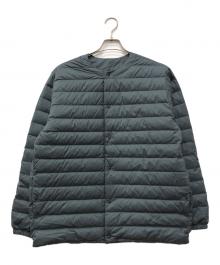 NANGA×URBAN RESEARCH DOORS（ナンガ×アーバンリサーチドアーズ）の古着「REVERSIBLE DOWN JACKET」｜グリーン