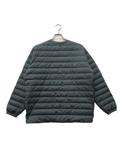 NANGA（ナンガ）NANGA (ナンガ) URBAN RESEARCH DOORS (アーバンリサーチドアーズ) REVERSIBLE DOWN JACKET グリーン サイズ:Lの古着・服飾アイテム