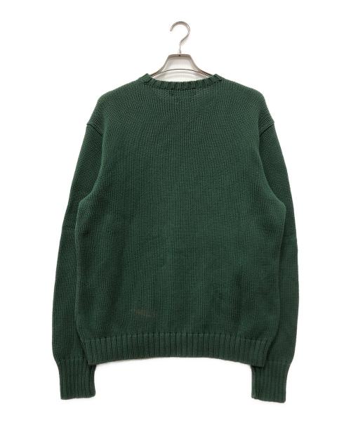 POLO RALPH LAUREN（ポロ・ラルフローレン）POLO RALPH LAUREN (ポロ・ラルフローレン) 星条旗ニット グリーン サイズ:XLの古着・服飾アイテム
