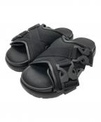 BOTTEGA VENETAボッテガベネタ）の古着「スナップスライドサンダル」｜ブラック