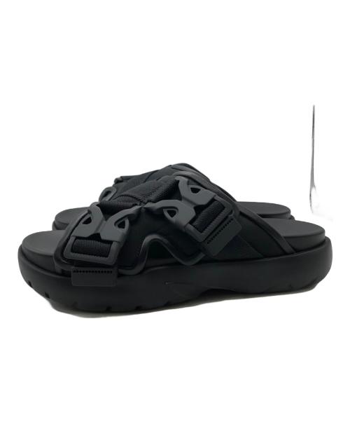 BOTTEGA VENETA（ボッテガベネタ）BOTTEGA VENETA (ボッテガベネタ) スナップスライドサンダル ブラック サイズ:41の古着・服飾アイテム