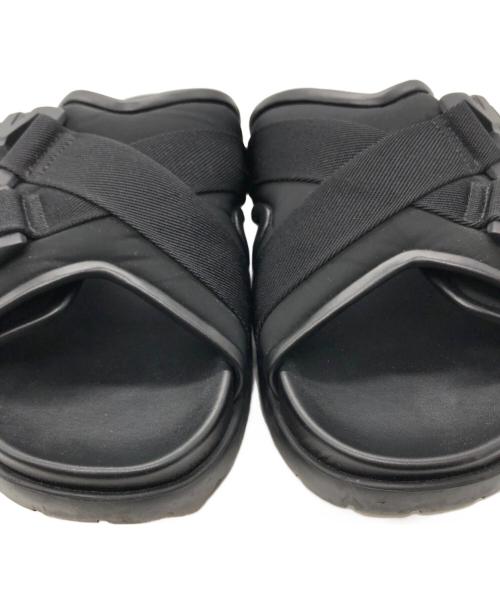 BOTTEGA VENETA（ボッテガベネタ）BOTTEGA VENETA (ボッテガベネタ) スナップスライドサンダル ブラック サイズ:41の古着・服飾アイテム